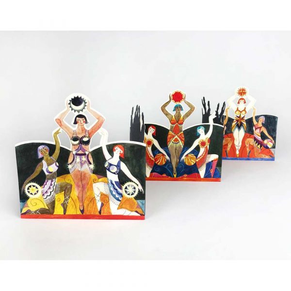 Fold-out card 'Circus' by Sarah Young