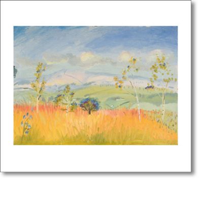 Greetings card of 'Bright Autumn Sun' by Winifred Nicholson