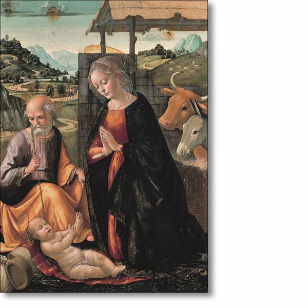 Christmas Card 'The Nativity' by Domenico Ghirlandaio