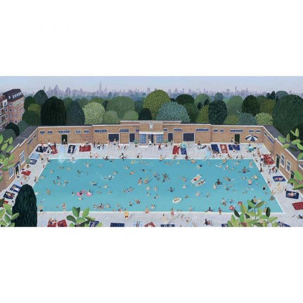 Limited Edition Print 'Parliament Hill Lido' by Jenni Murphy