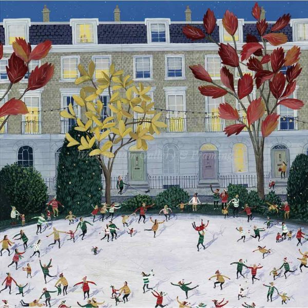 Limited Edition Print 'Skating in the Square' by Jenni Murphy