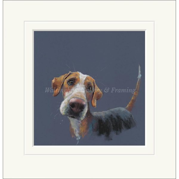 Limited Edition Print 'Hound Dog' (mounted) by Nicky Litchfield