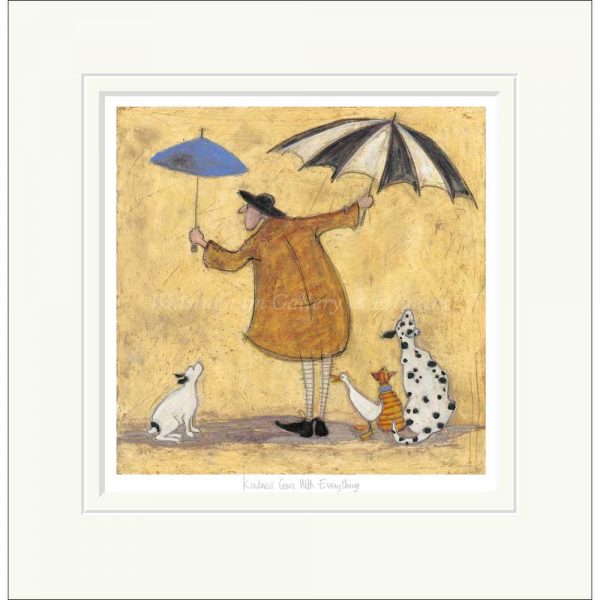 Limited Edition Print 'Kindness goes with Everything' (mounted) by Sam Toft