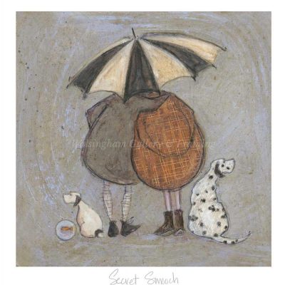 Limited Edition Print 'Secret Smooch' by Sam Toft