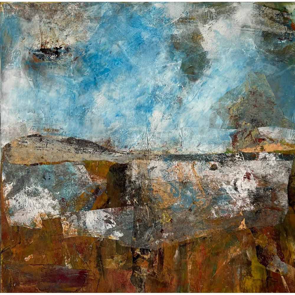 mixed media painting by Steven Levitt