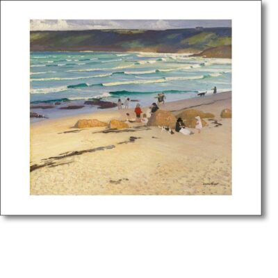 Greetings card 'Sennen Cove' by Laura Knight