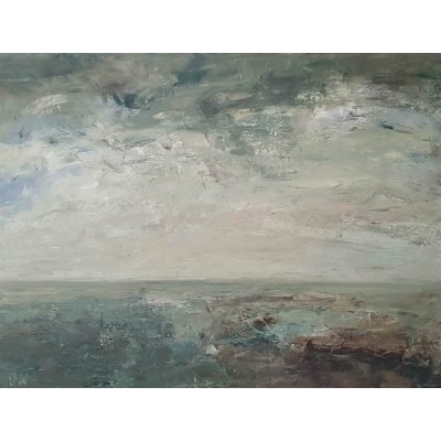 Oil Painting 'Overy Marsh' by Pamela Noyes