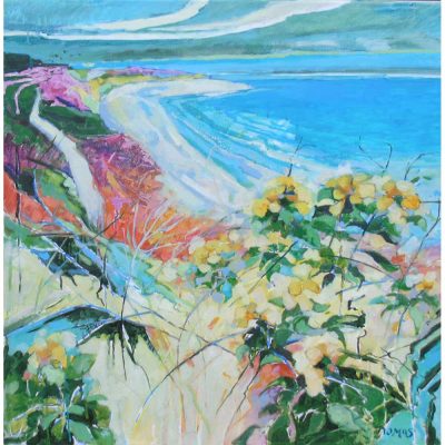 Oil on linen 'Golden Coast' by Rachel Thomas