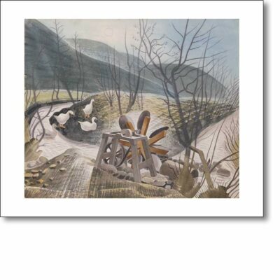 Greetings card 'Waterwheel, 1938' by Eric Ravilious (1903-1942)