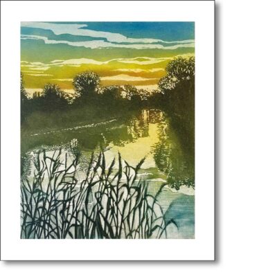 Greetings card 'Morning has Broken' by Sally Winter