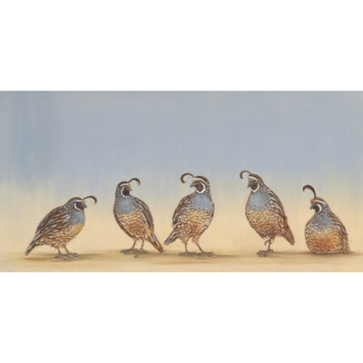 Limited Edition Giclee Print 'Covey of Quails' by Bella Bigsby