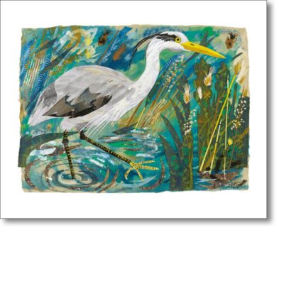 Greetings card 'Heron' by Mark Hearld