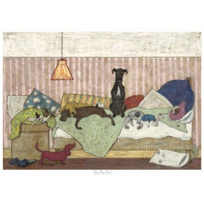 Limited Edition Print 'Big Dog Bed' by Sam Toft
