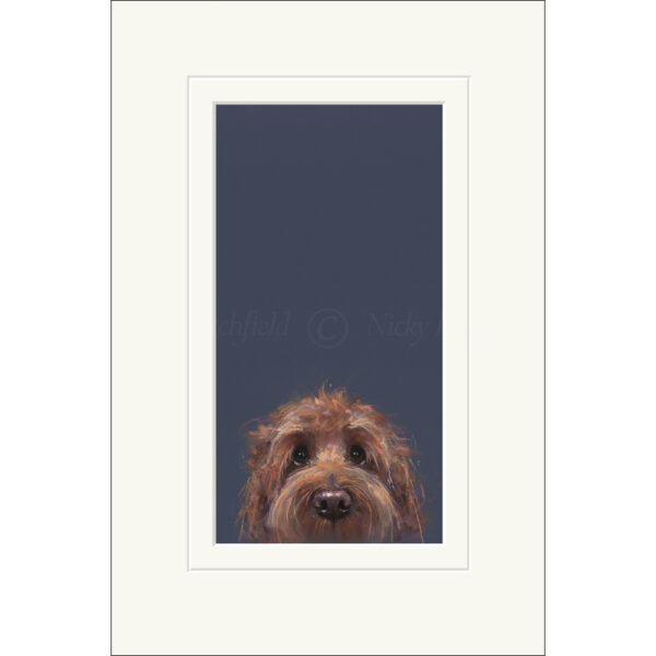 Limited Edition Print 'Cute as a Button' (mounted) by Nicky Litchfield