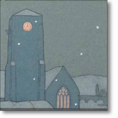 Christmas Card of a Detail of 'Dance of the Hours' by Frederick Cayley Robinson