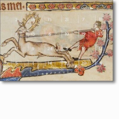 Detail from 'The Macclesfield Psalter' - Mini Advent Calendar