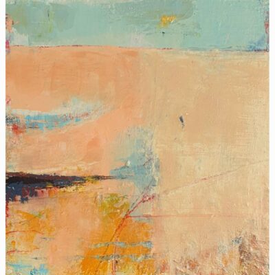 Mixed media painting 'Coastal Abstract VI' by Steven Levitt