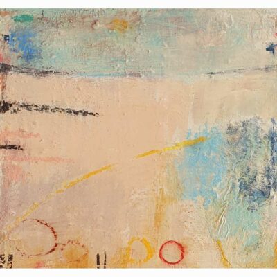 Mixed media painting 'Coastal Abstract V' by Steven Levitt