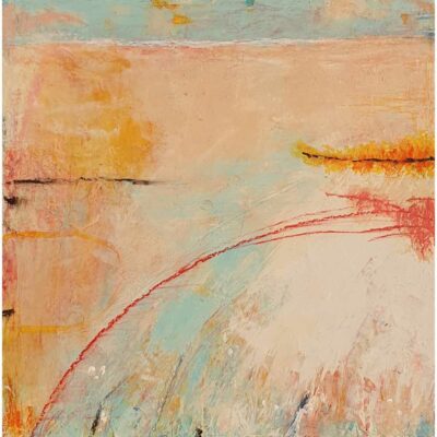 Mixed media painting 'Coastal Abstract III' by Steven Levitt