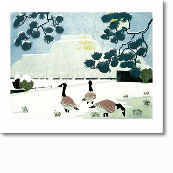 Greetings card 'Kew Gardens, 1985' by Angela Newbury