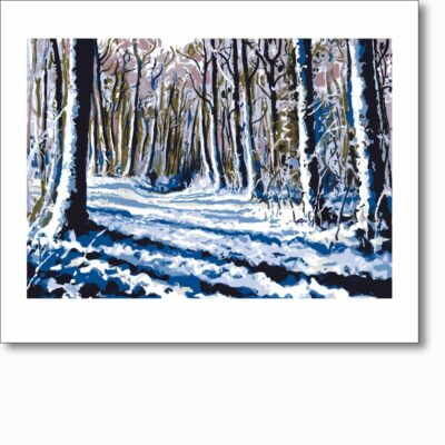 Greetings card 'White Carpet' by Andy Lovell