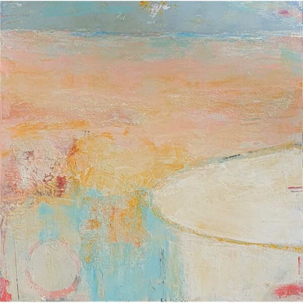 Mixed media painting 'Coastal Abstract II' by Steven Levitt