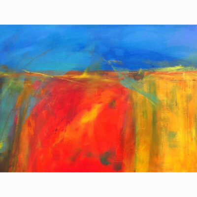 Acrylic on Canvas 'Summer Field' by Carole Ann Grace