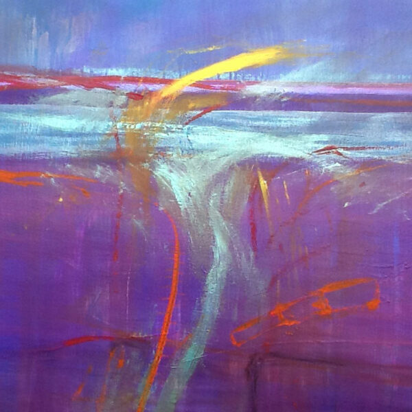 Acrylic on Canvas 'Water's Reach' by Carole Ann Grace