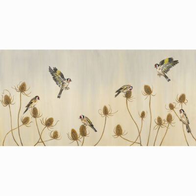 Limited Edition Giclee Print 'Goldfinch and Teasels' by Bella Bigsby