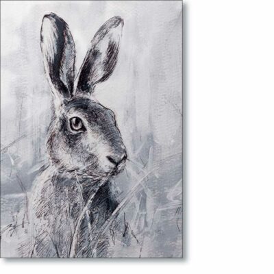 Greetings card 'Hare' by Ed Stokes