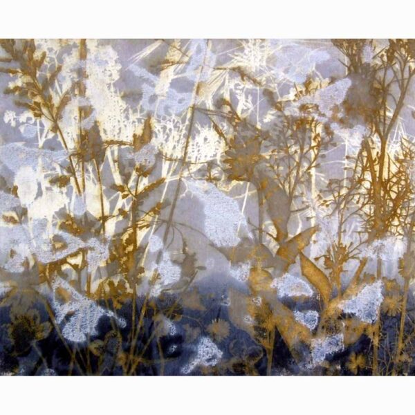 Solar & Linocut print of 'June Flutter' by Diana Ashdown