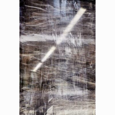 Photograph entitled 'curry house cling film window on brick lane 1' by Han Lee de Boer