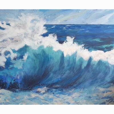 Acrylic on Canvas 'Fade into the Dusk of Memory' by Mary Blue