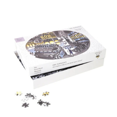 Eric Ravilious - Piccadilly Circus on Boat Race Night